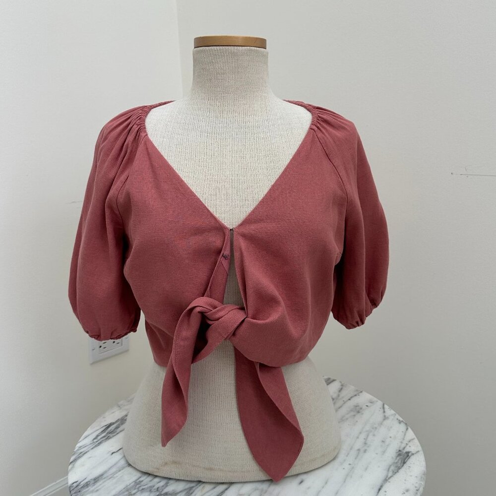 Women's Abercrombie Cropped Wrap Top